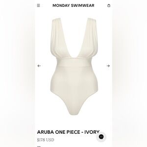 ARUBA ONE PIECE - IVORY